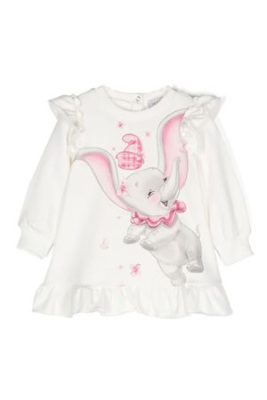 abito in cotone bianco MONNALISA KIDS | 39D90040010001